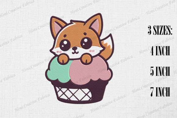 Cute Fox Loves Ice Cream: A Seasonal Embroidery Review