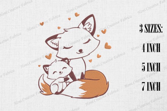 Cute Mama Fox Embroidery Design Review