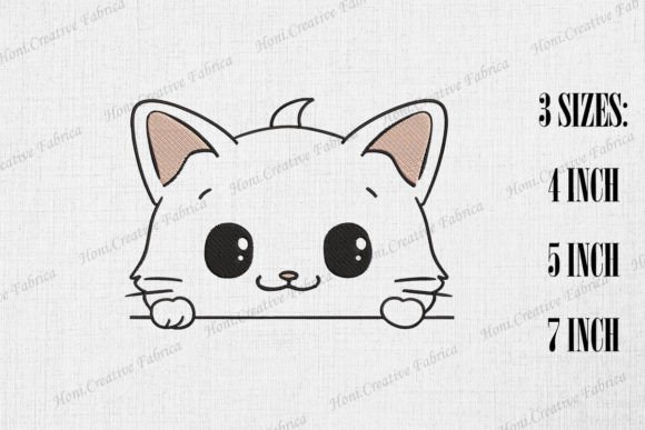 Review: Cute Cat Peeking from Wall Design