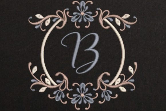 Review: Single Monogram in Frame Letter B for Embroidery