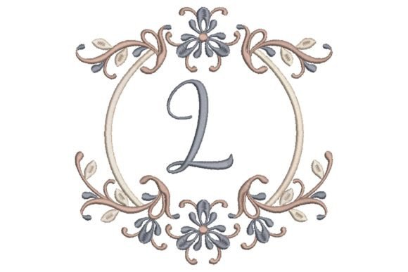 Review: Single Monogram in Frame Letter L Design