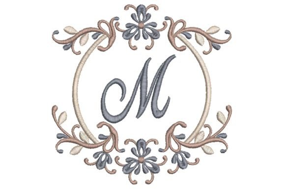 Review: Single Monogram in Frame Letter M for Craft Fairs
