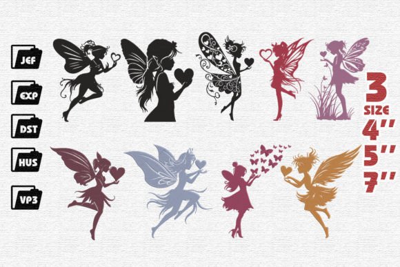 Reviewing Set of Fairies with Heart for Business Merch