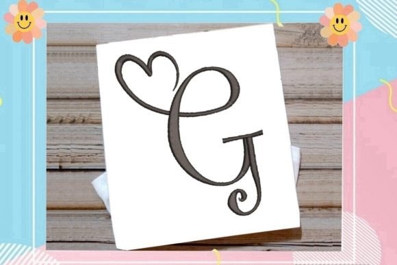 Reviewing the Beautiful Monogram G Letter Heart
